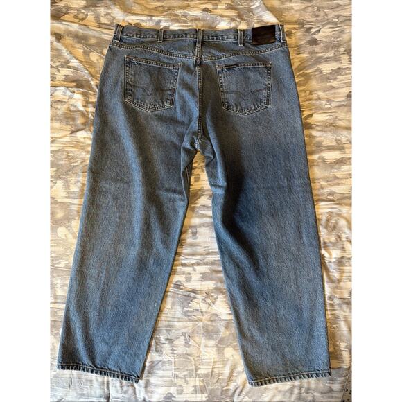 Harley-Davidson Jeans Denim Black Label Straight Leg Motorcycle Gift Men’s 44x30 - Picture 5 of 9